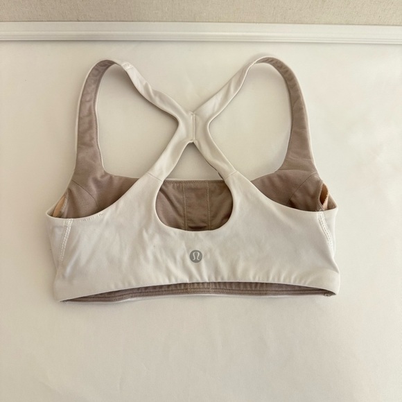 Lululemon SmoothCover Yoga Bra *Light
Support, B/C Cup  White Sports Bra - Picture 9 of 10
